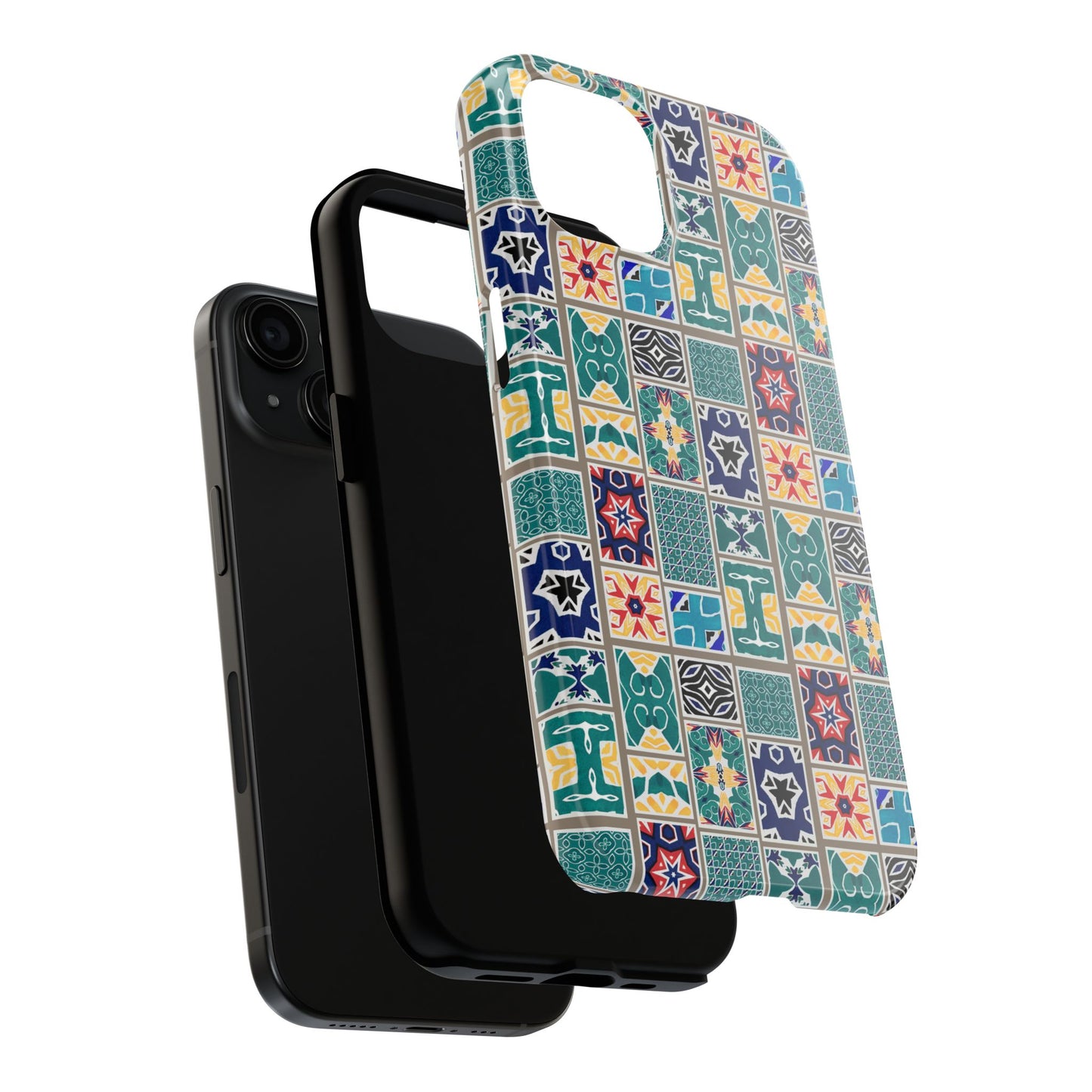 Blue-Teals Tough Phone Cases