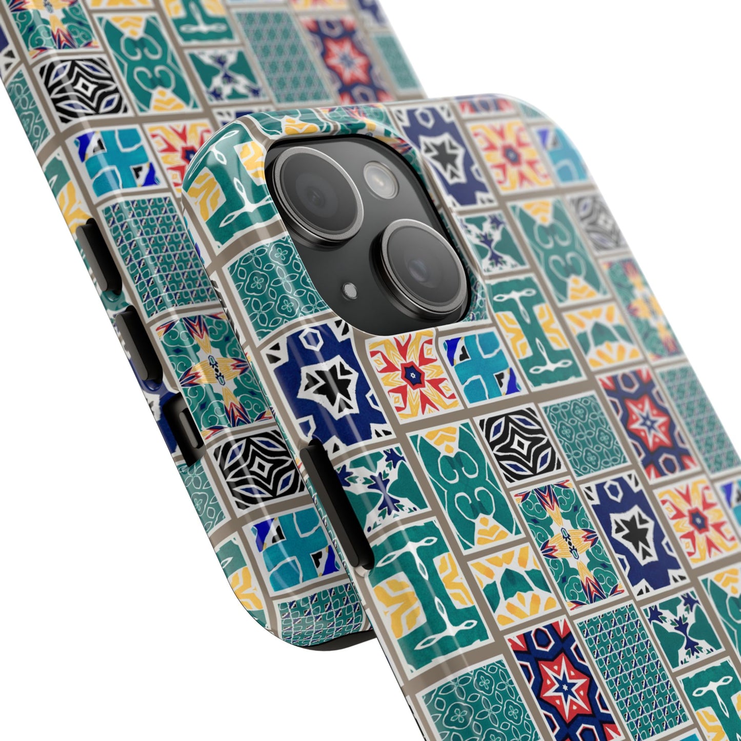 Blue-Teals Tough Phone Cases