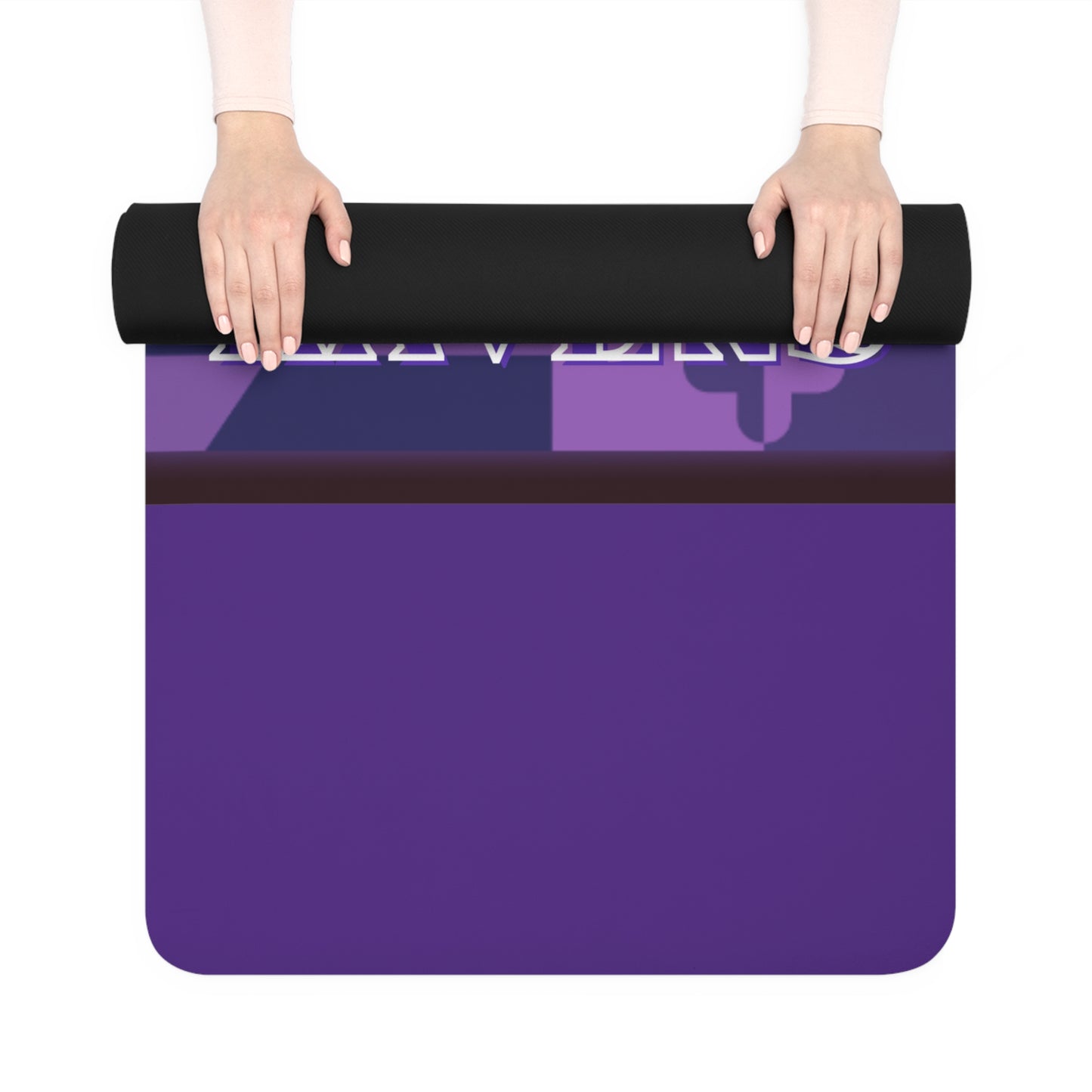 Rubber Yoga Mat- Purple Pride