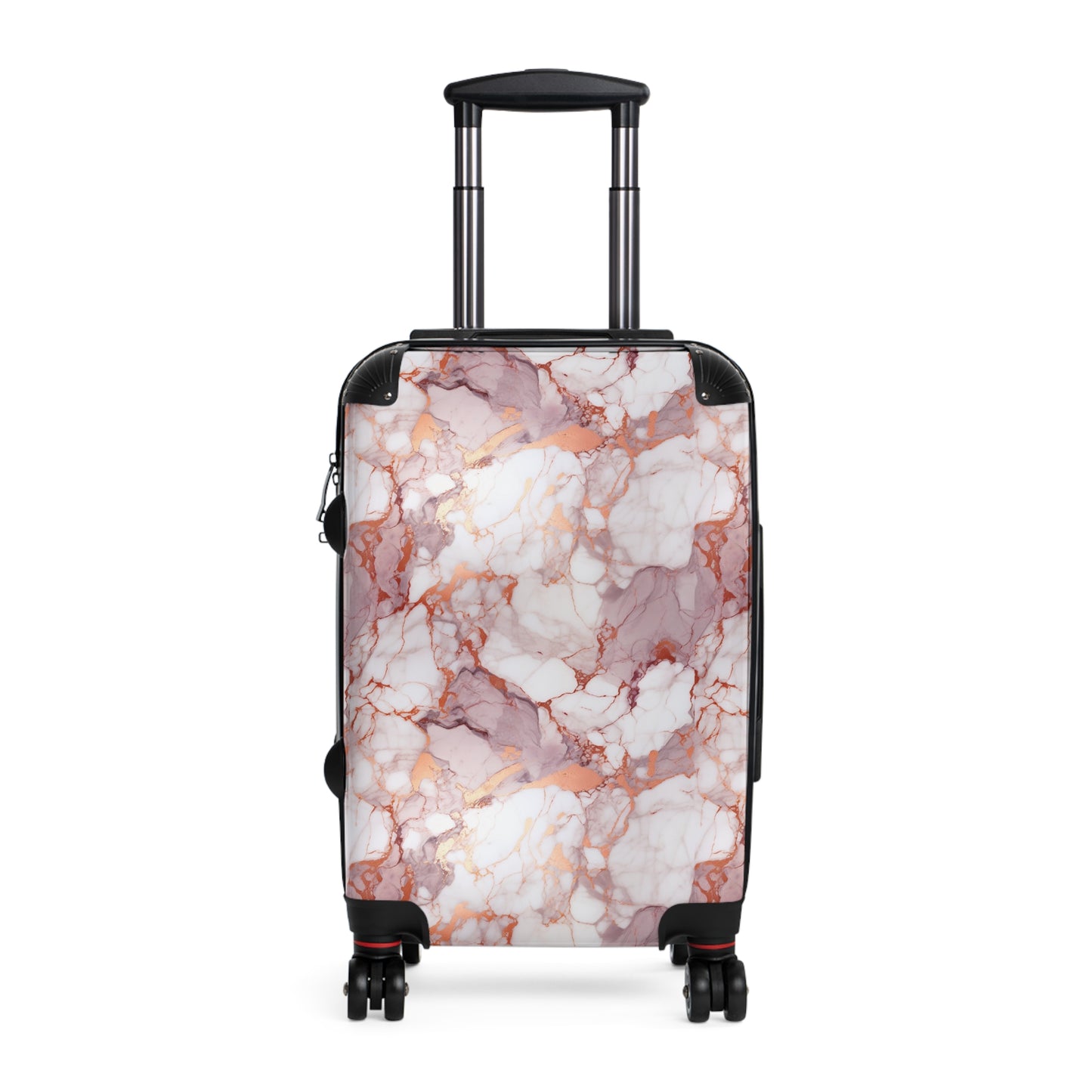 Pink/Gold Marbleized Suitcase