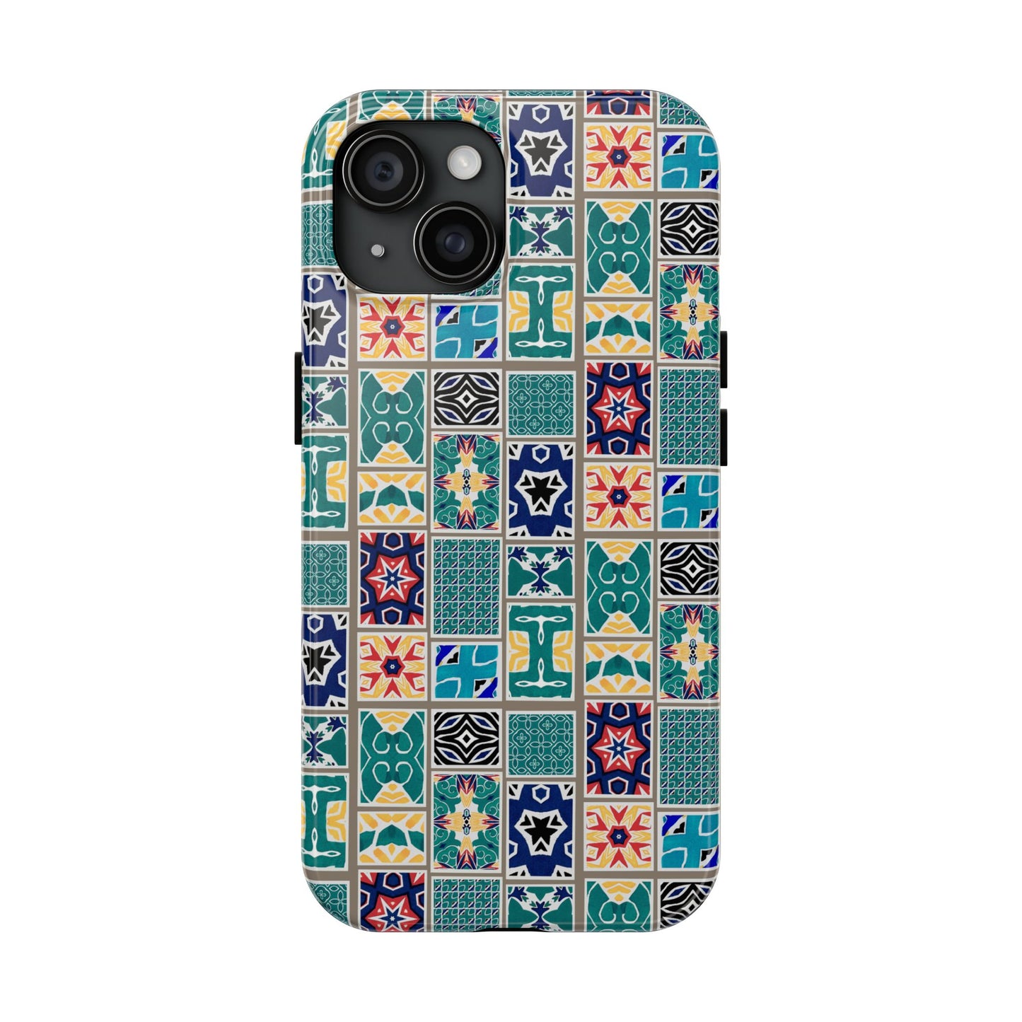 Blue-Teals Tough Phone Cases