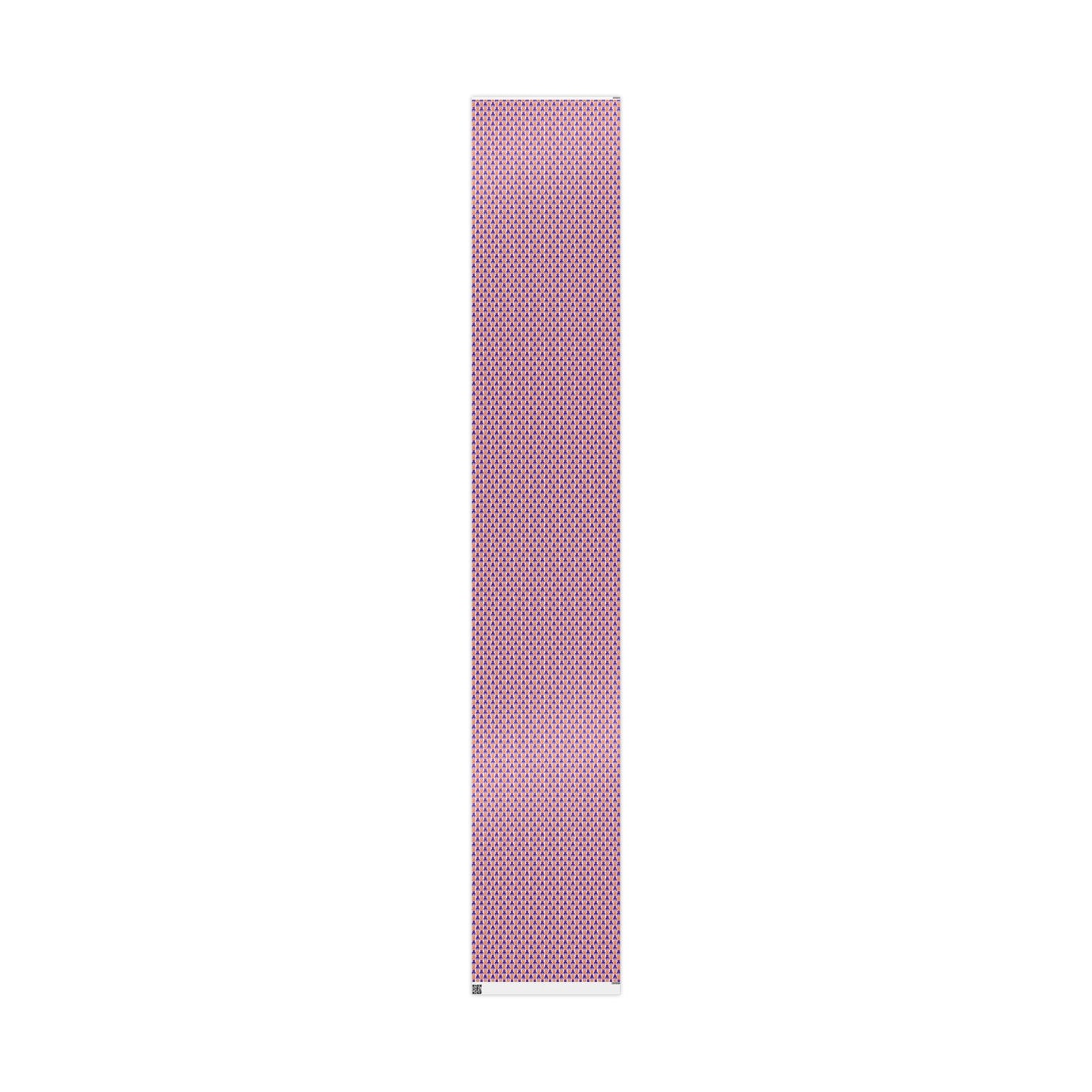 Wrapping Paper Roll — Retro Geometric Pink & Purple Pattern