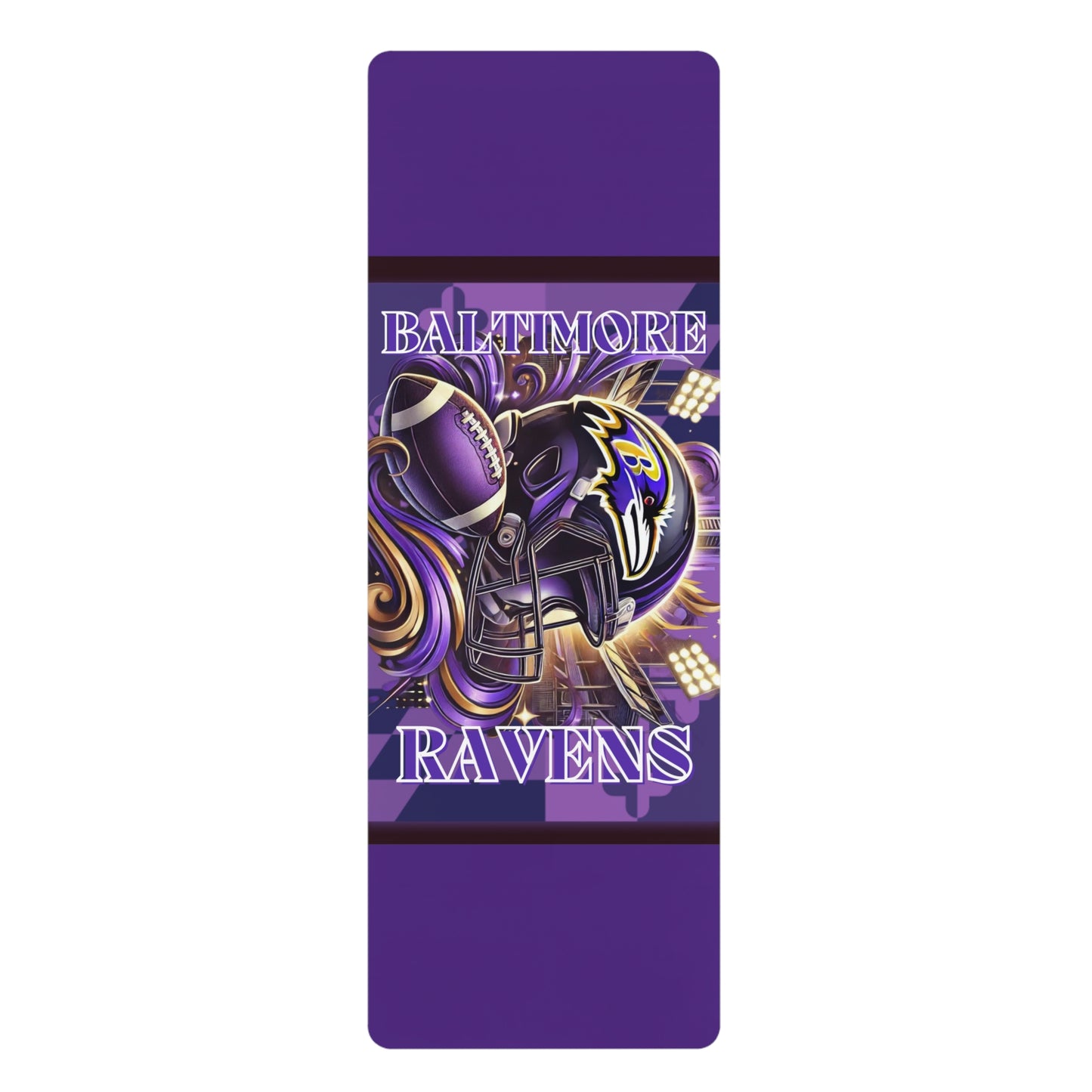 Rubber Yoga Mat- Purple Pride
