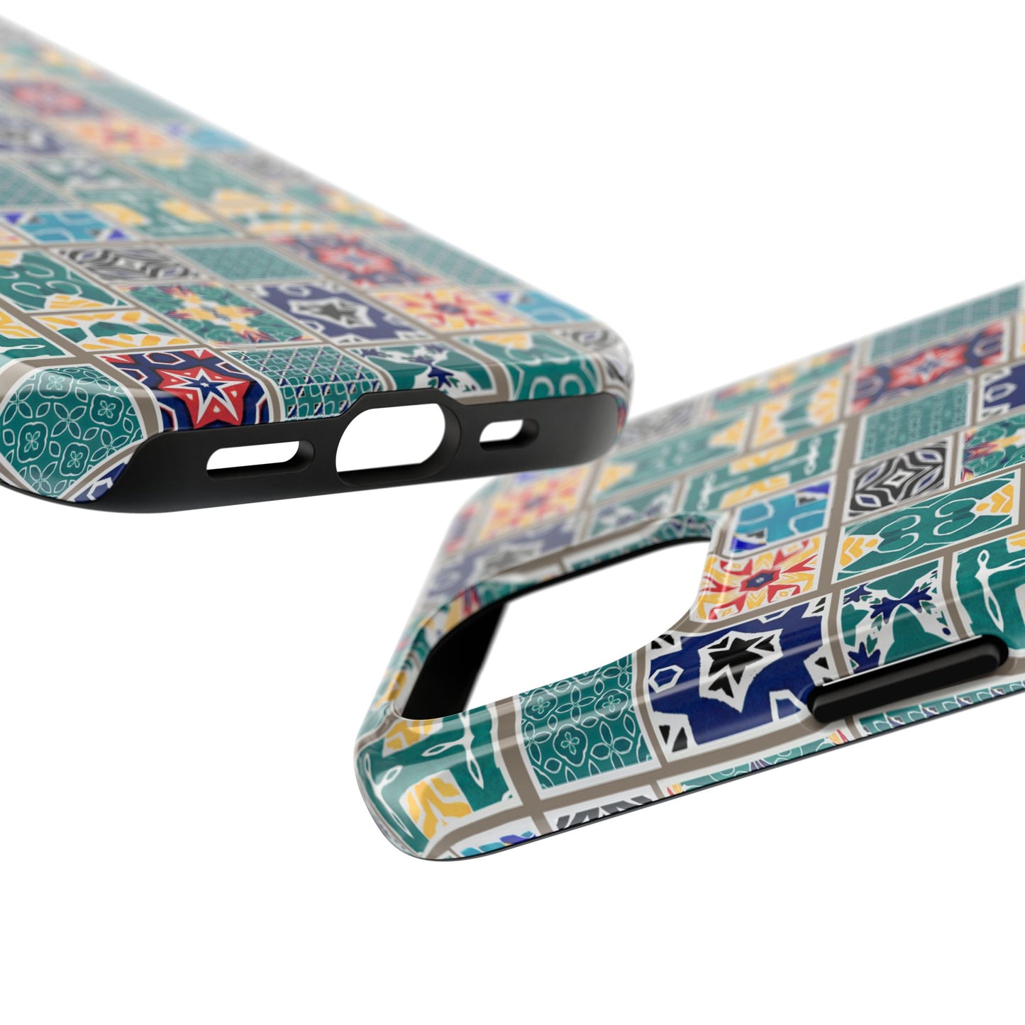 Blue-Teals Tough Phone Cases